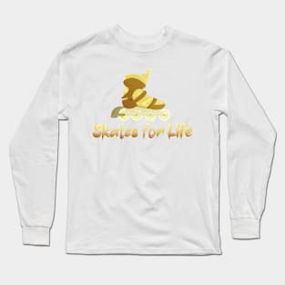 Yellow Skates for Life Long Sleeve T-Shirt